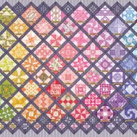 Blocs de Quilt à Quatre Carrés