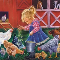 Pièces XXL - Little Farm Girl