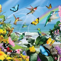 Pièces XXL - Lori Schory - Colibris à la plage