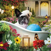 Bain Moussant dans le Jardin