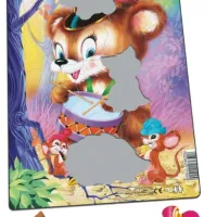 Puzzle Cadre - Animaux de la Forêt