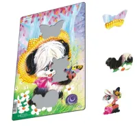 Puzzle Cadre - Animaux de la Forêt