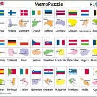 Puzzle Cadre - MemoPuzzle (en Suédois)