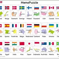 Puzzle Cadre - MemoPuzzle (en Norvégien)