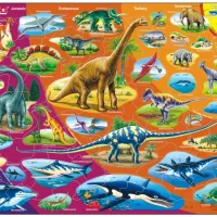 Puzzle Cadre - Dinosaures (en Anglais)