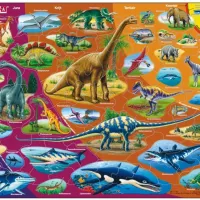 Puzzle Cadre - Dinosaures (en Hollandais)