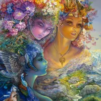 Josephine Wall - The Three Graces