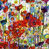 Sally Rich - Poppies - Portrait