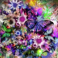 Fleurs et Papillons
