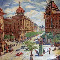 Albert Gleizes - Vue de Budapest, 1904