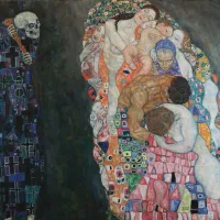 Gustav Klimt : La Vie et la Mort, 1916