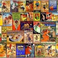 Affiches Anciennes sur les Bicyclettes