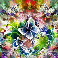 Fleurs et Papillons de Printemps