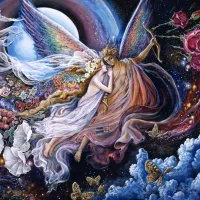 Josephine Wall - Eros and Psyche