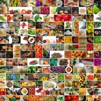 Collage - Couleurs dans la Cuisine
