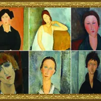Modigliani en collage