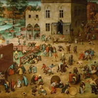 Brueghel Pieter : Les Jeux d'enfants, 1560
