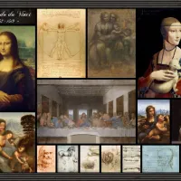 Léonard de Vinci - Collage