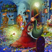 François Ruyer - La Sorcière à la Baguette Magique