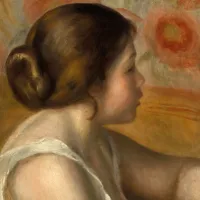 Auguste Renoir : Tête de Jeune Fille, 1890