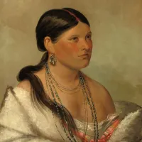 George Catlin : Femme Aigle - Shawano, 1830