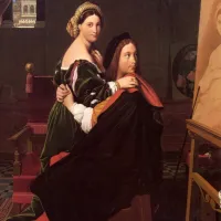 Jean-Auguste-Dominique Ingres : Raphaël et la Fornarina, 1814
