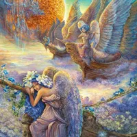 Josephine Wall - I Saw Three Ships