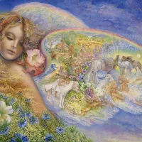 Josephine Wall - Wings of Love