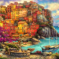 Chuck Pinson - A Beautiful Day at Cinque Terre
