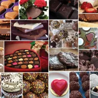Collage - In love with Chocolate