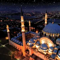 Puzzle Neon - Mosquée Bleue