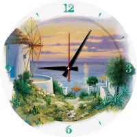 Puzzle Horloge - Le Soir dans la Mer Égée