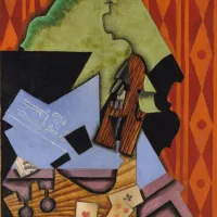Juan Gris: Violon et Cartes à Jouer sur une Table, 1913