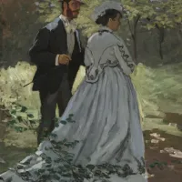 Claude Monet - Bazille et Camille, 1865