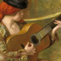 Auguste Renoir : Jeune Femme Espagnole avec une Guitare, 1898