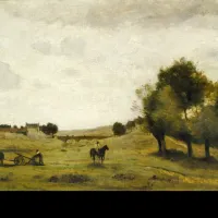 Jean-Baptiste-Camille Corot : Vue près d'Epernon, 1850-1860