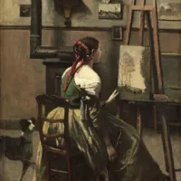 Jean-Baptiste-Camille Corot : Atelier de l'Artiste, 1868