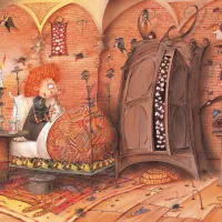 François Ruyer - Sorcière au Lit