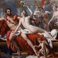 Pièces XXL - Jacques-Louis David: Mars désarmé par Vénus, 1824