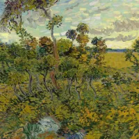 Pièces XXL - Van Gogh Vincent : Coucher de Soleil à Montmajour, 1888