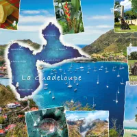 Carte Postale de la Guadeloupe