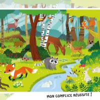 Puzzle Cadre - Animaux de la Forêt