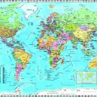 Carte du Monde (en anglais)