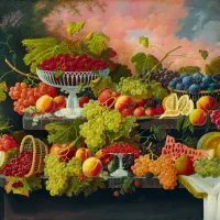 Severin Roesen - Still Life, 1867