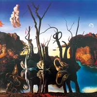 Salvador Dalí - Swans Reflecting Elephants, 1937