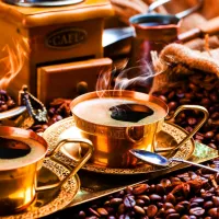 Black Coffee in Oriental Style