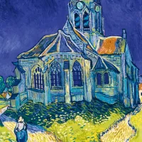Vincent Van Gogh - The Church in Auvers-sur-Oise, 1890