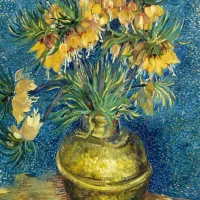 Vincent Van Gogh - Imperial Fritillaries in a Copper Vase, 1887