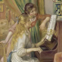 Auguste Renoir - Young Girls at the Piano, 1892