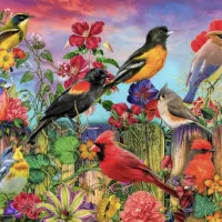Birds and Blooms Garden